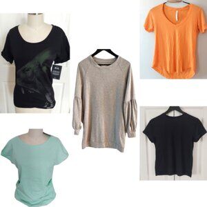 Women's Sz S Tee & Sweatshirt Tunic Lot Kit & Ace Babaton Jackson Rowe Rook Lion